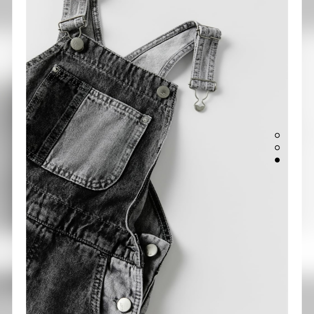 Zara PANEL DENIM OVERALLS   bloggers favorite - Picture 3 of 7